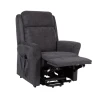New York Dual Motor Riser Recliner in Graphite Grey